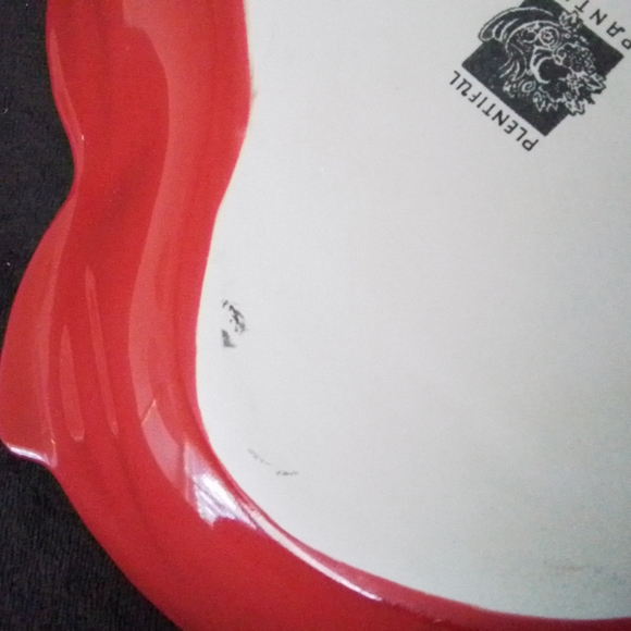 Plentiful Pantry RED APPLE Shape 2006 Stoneware  Baking Serving Dish - Picture 4 of 8